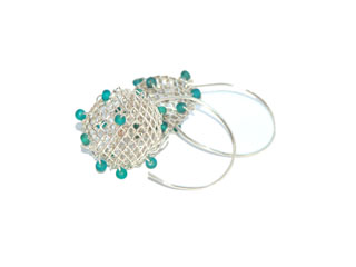 Click here for more images Link to Sterling Silver Mesh EarringsJewellery