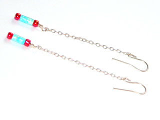 Click here for more images Link to Sterling Silver and Semi Precious Stone Drop EarringsJewellery