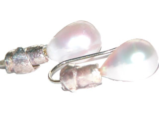 Click here for more images Link to Sterling Silver Pearl Drop EarringsJewellery