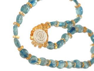 Link to Semi Precious Necklace With Fine Silver CentrepieceJewellery